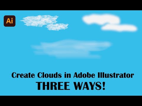 How to Create Clouds in Adobe Illustrator - THREE WAYS! | Adobe ...