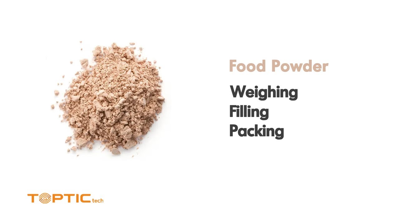 Triple augers for powder weighing and filling