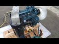 Тест двигателя Kubota V1505-671111