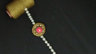 How To Make Beautiful Rakhi At Home | DIY | Rakhi Making Ideas For Raksha Bandhan