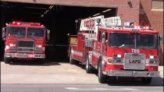 LAFD Light Force 89 & Rescue 89 Responding