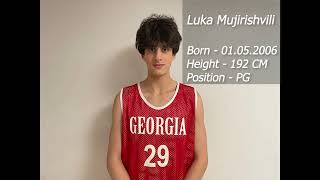 Luka Mujirishvili - Highlights U16/U18/U20 Season 2021-2022 (June-July)