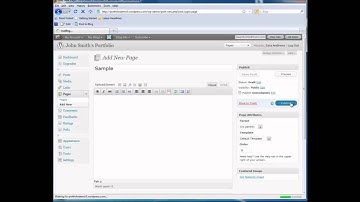 WordPress Part 3: Creating Pages, Text Editor, Making a Static Front Page
