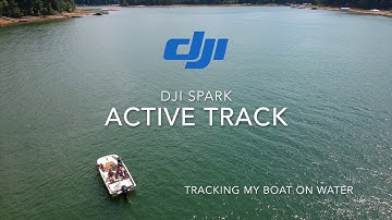 DJI Spark ActiveTrack Test - Tracking My Boat