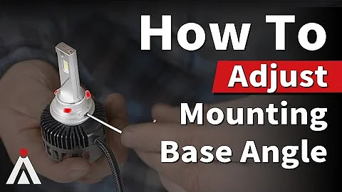 How to adjust LED bulbs mounting base? Lasfit LS Plus/Pro Series