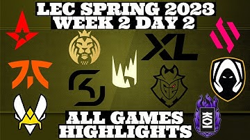 All Game Highlights Week 2 Day 2 | LEC Spring 2023 | Highlights by Pro Esports Highlights