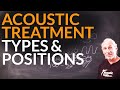 Acoustic Treatment - Types & Positions - www.AcousticFields.com