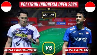 Duel Saudara Istora Jonatan Christie Vs Alwi Farhan Indonesia Open 2026 3 Gim Ketat
