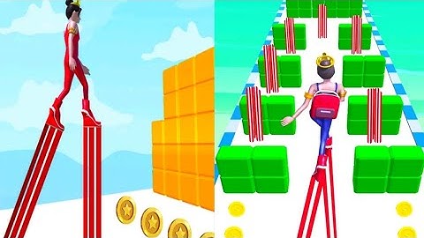 High Tower Heels Stack - High Shortcut Heel Run| Shoe Race ios Android Gameplay Level 1-9 | Heel Run