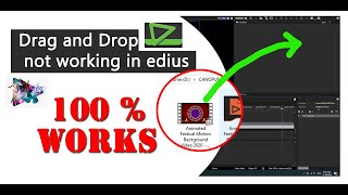 Drag And Drop Nor Working In Edius Ediussolution Howtofix Drag And Drop Notworking In Edius8,9,X