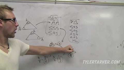 Triangle Similarity: AA, SSS, and SAS // GEOMETRY