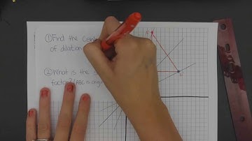 Dilation: Finding Scale Factor and Center of Dilation