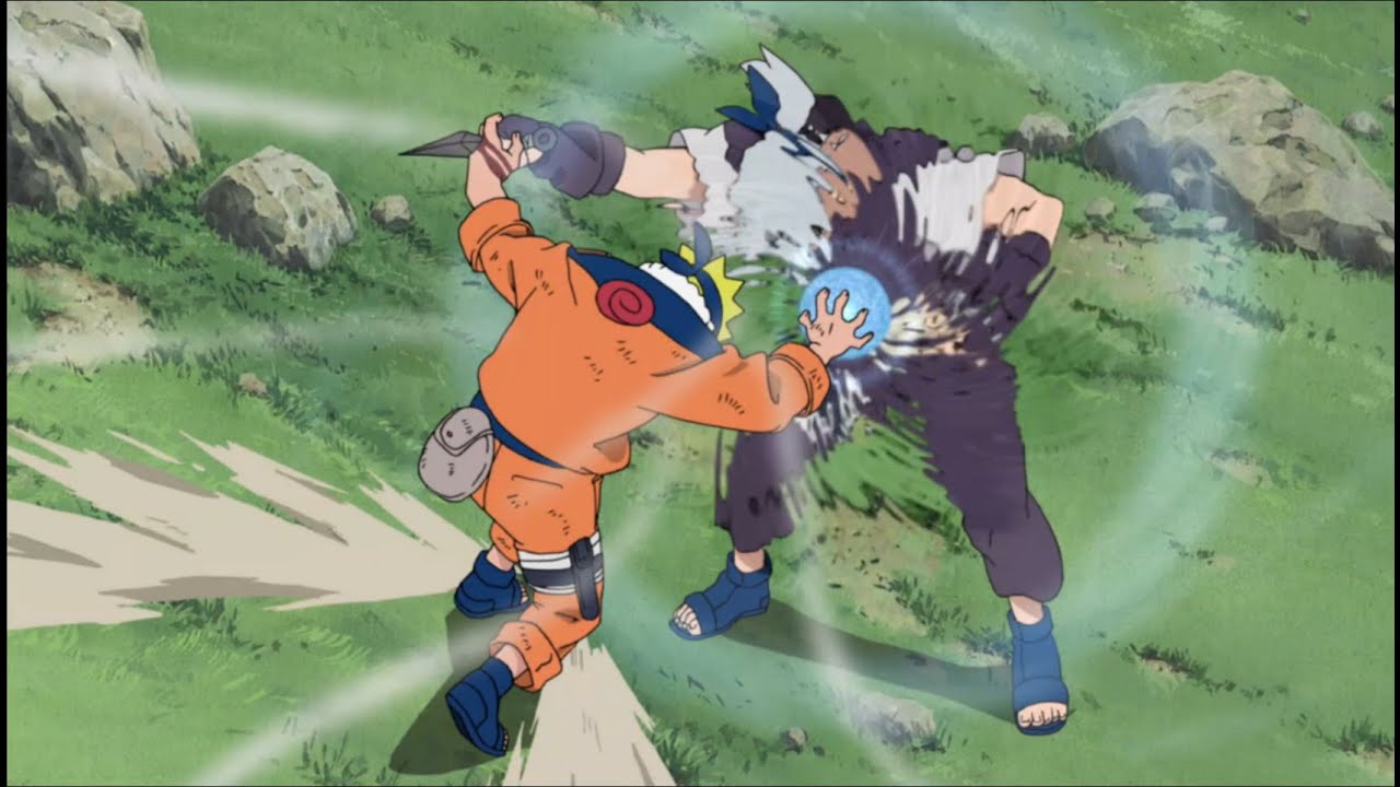 Naruto Rasengan For The First Time Naruto Vs Kabuto