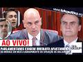 PARLAMENTARES EXIGEM IMEDIATO AFASTAMENTO DE MORAES EM MEIO A AGRAVAMENTO DA SITUAÇÃO DE BOLSONARO PARLAMENTARES EXIGEM IMEDIATO AFASTAMENTO DE MORAES EM MEIO A AGRAVAMENTO DA SITUAÇÃO DE BOLSONARO