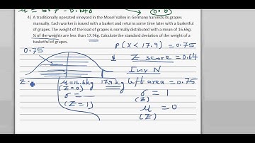 Problems on inverse normal - NCEA level 2 probability