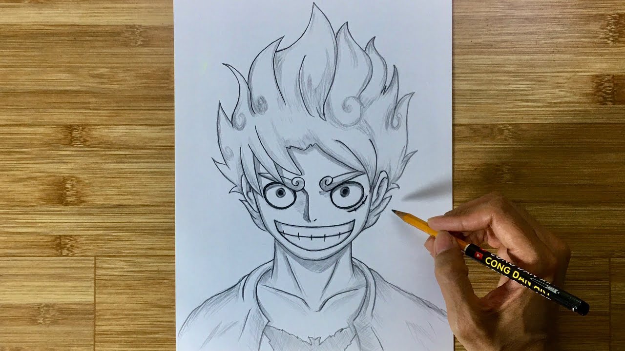 How to Draw Luffy Gear 5 - One Piece - Easy Anime Drawing #472 ...