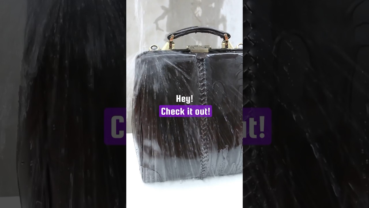 Tested in the heavy rain! Water repellent bag made in Japan 