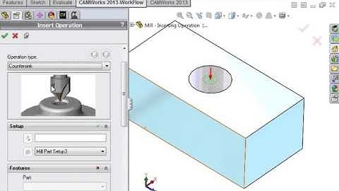 02 CAMWorks 2 5 Axis Milling   24 Inserting Additional Operations
