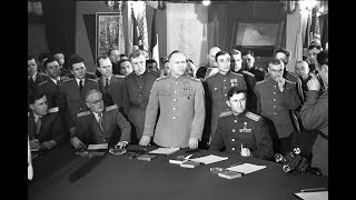 Подписание Акта о безоговорочной капитуляции нацистской Германии  1945 г.