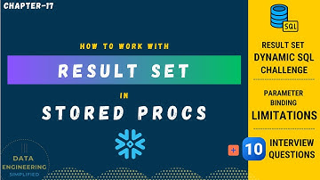 Working With RESULTSET Object | Snowflake Scripting Guide | Stored Procedure Tutorial | Ch-17