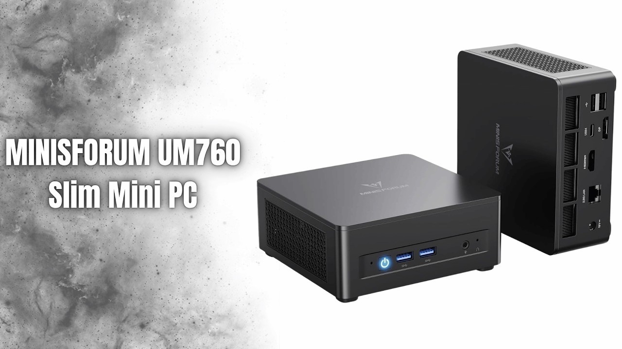 MINISFORUM UM760 Slim 🔥 Ryzen 5 Mini PC Review 💻⚡ - YouTube