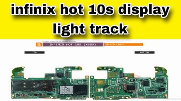infinix hot 10s (x689) display light problem solution// display light all track