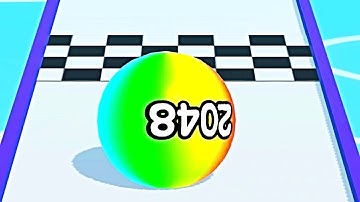 Ball Run 2048 Merge Number ! MAX LEVELS Gameplay Walkthrough New Update Part 111 android, ios