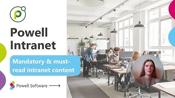 Ep: 4 |  Mandatory & must read intranet content | Powell Intranet