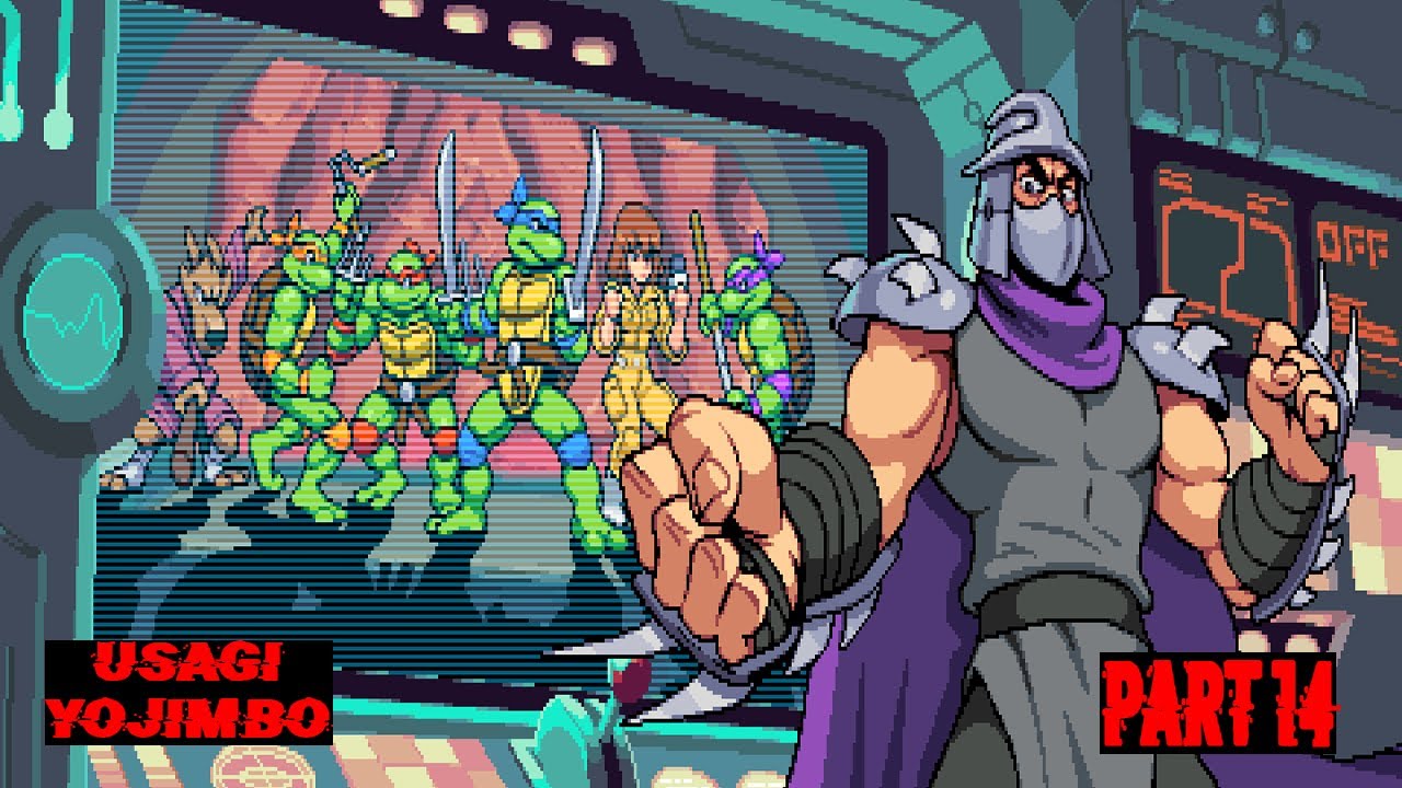 TMNT Shredder's Revenge/14 The Lost Archenemies/1080P Walkthrough