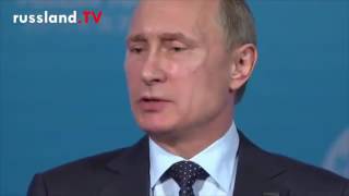 Putin auf deutsch zur Griechenlandkrise