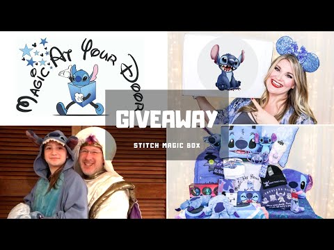 DISNEY SUBSCRIPTION BOX GIVEAWAY WITH MISS CHERRY!!! | EPIC STITCH MAGIC BOX!!! - video from Magic At Your Door