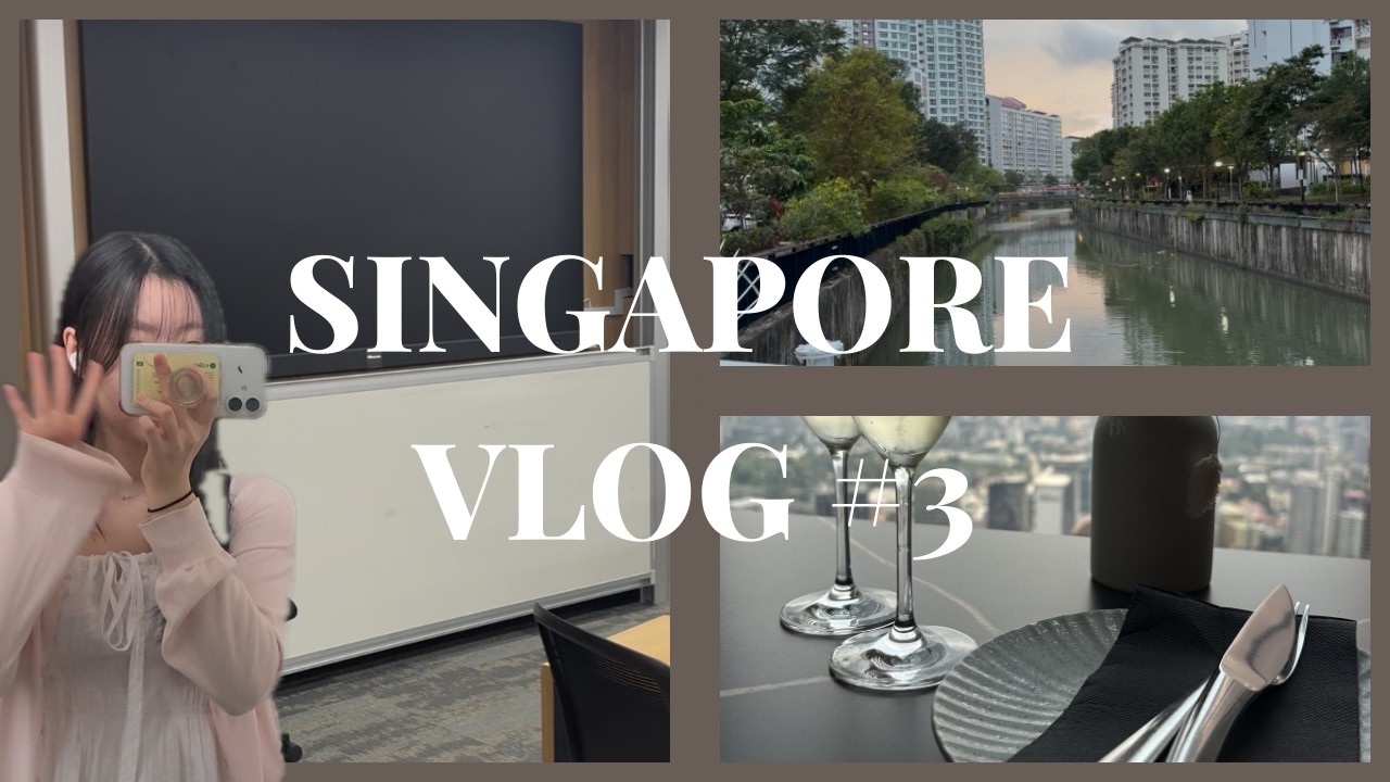 🇸🇬싱가포르 유학생 하루 브이로그 | 시험기간 하루기록