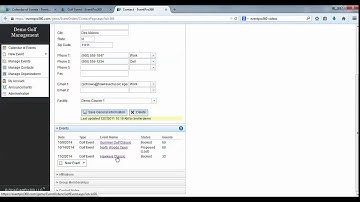 EventPro360 Contact Management - Event Management Software System for Golf, Banquet, Catering