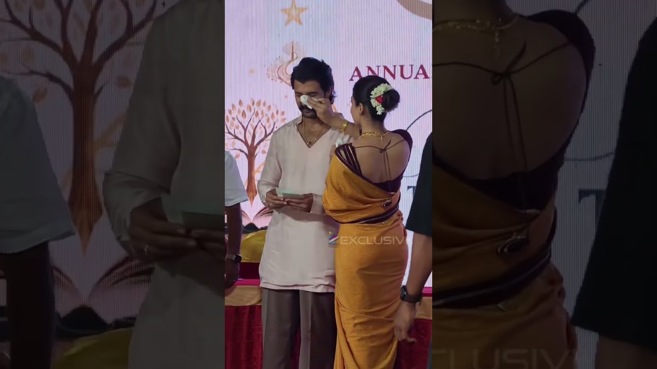 Candid Moments Of #VIROSH At Student Scholarship Programme ❤️| #VijayDeverakonda | #RashmikaMandanna