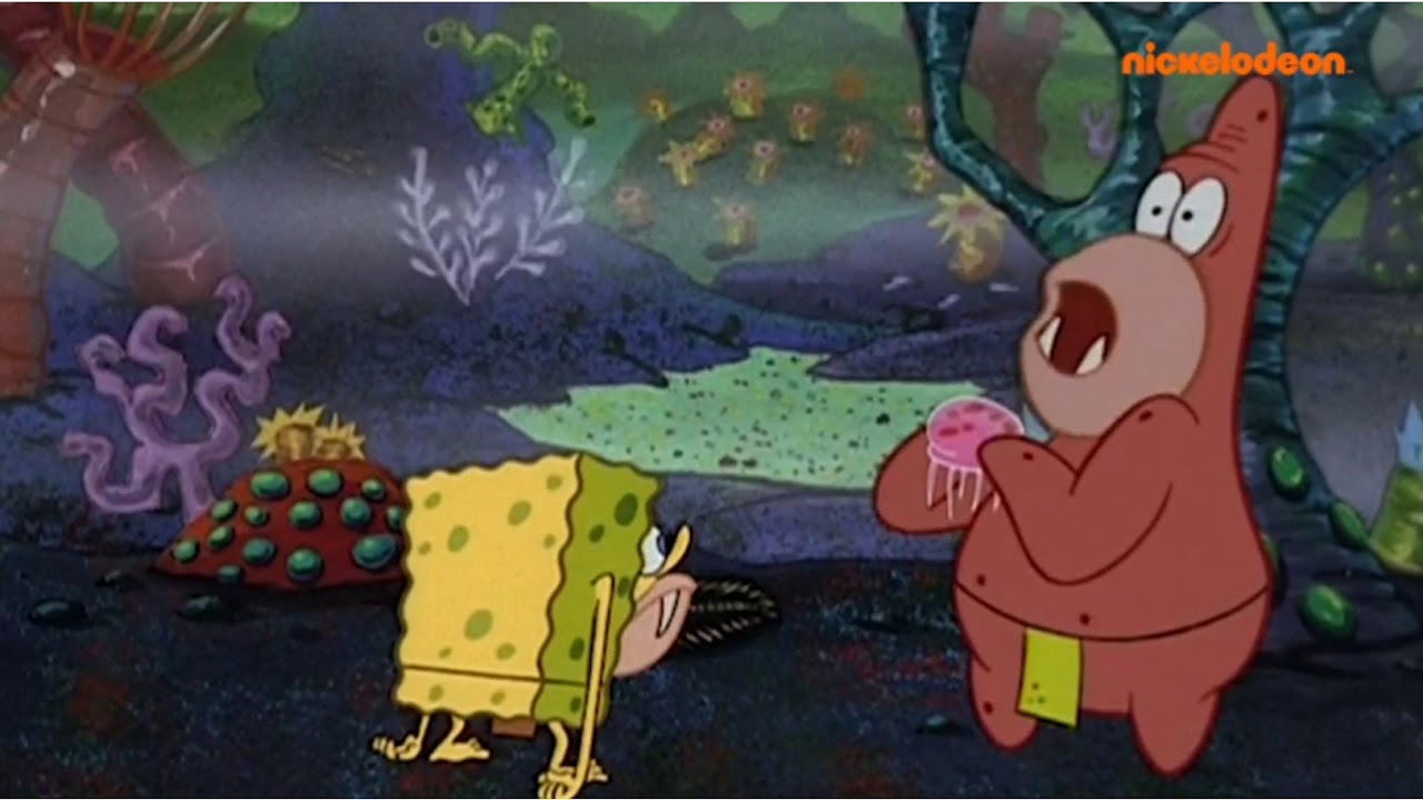 Bob esponja y Patricio gritando de pana random YouTube