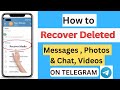 How To Recover Deleted Telegram Message Chats Pictures and Videos (Method 2024)