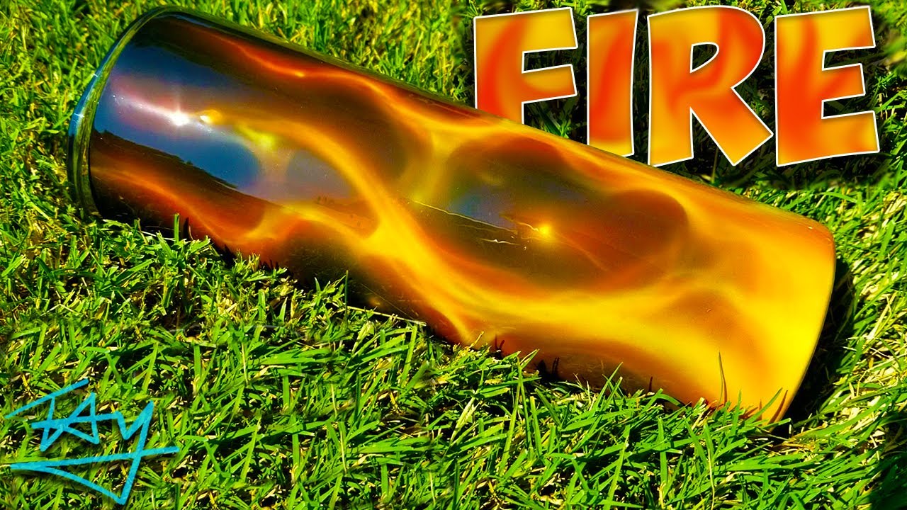 Как нарисовать настоящий огонь аэрографом?