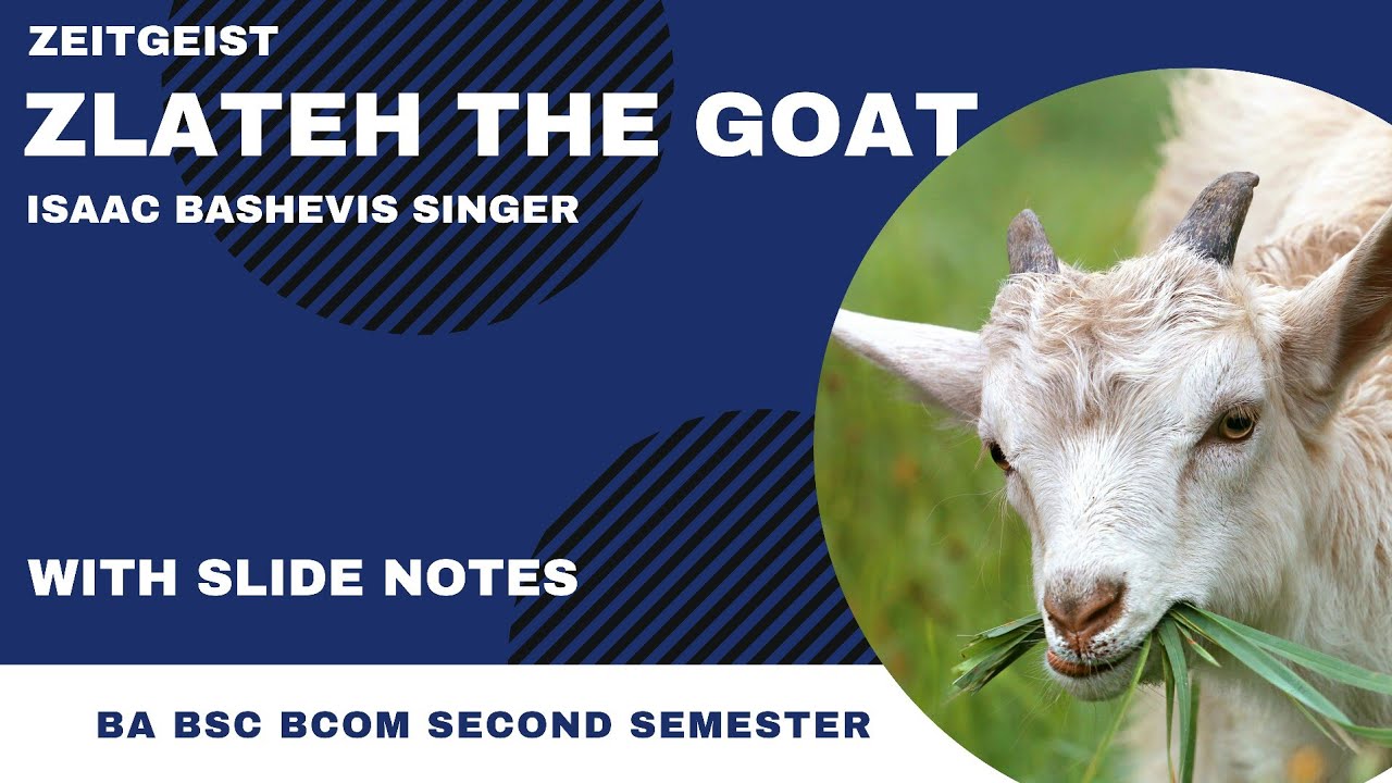 Zlateh the Goat | Isaac Bashevis Singer | in Malayalam | BA, BSC, Bcom Second Semester | Zeitgeist