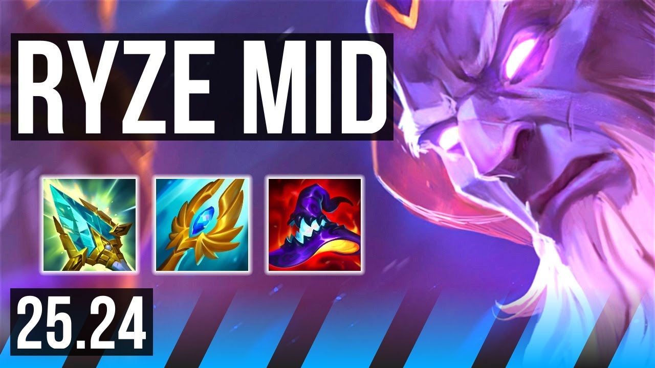 RYZE vs MALZAHAR (MID) | 42K damage | EUW Master | 25.24