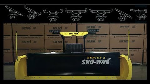 29R Series 2 Plow with Independent Hydraulic Wings A