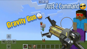 How To Make a Gravity Gun in Minecraft (Just 2 Command)