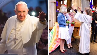 In A Landmark Moment, Pope Francis Has Said Catholic Priests Can Bless Same-Sex Couples