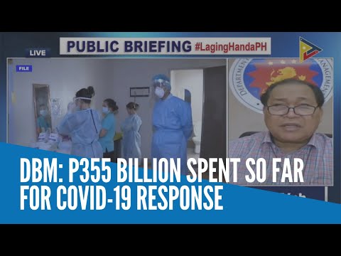 DBM: P355 billion spent so far for COVID-19 response