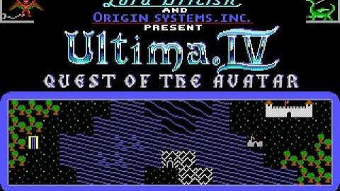 Ultima IV: Quest of the Avatar - Opening [MS-DOS/Music]