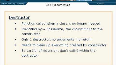 04  Constructors Copy Constructors, Destructors