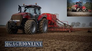 Case Quadtrac 620 with Vaderstad TopDown 700 and Case Magnum 340  - Cooney And Furlong 2018