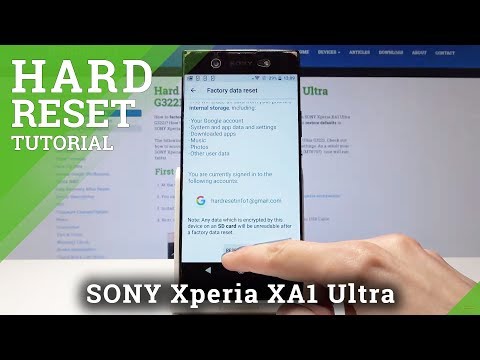 Video How to Erase All Content & Settings in SONY Xperia XA1... - youtube