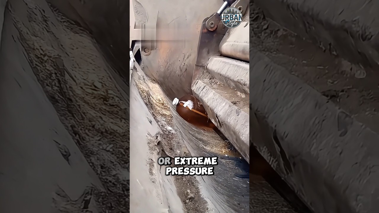 Никогда не разбивайте эту бутылку специально ‼️ Она может взорваться мгновенно