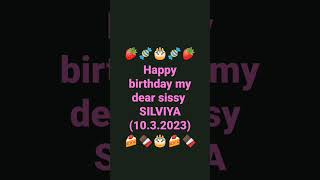 Hi guys today is my sister's birthday