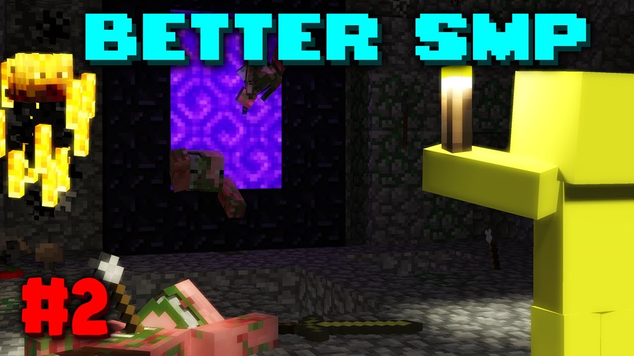 NETHER PORTAL! | Better SMP | Modded Minecraft | #2 - YouTube